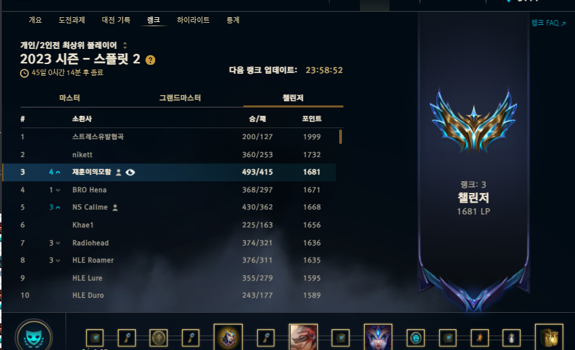 Hello I'm Moham, who was a supporter of the 2023 season of Kwangdong Freecs.
I am looking for a new Team.
I'm 3rd in solo rank on the Korean server
If you are interested in me, I would appreciate it if you could contact me by email or DM below.

mohammvp@gmail.com