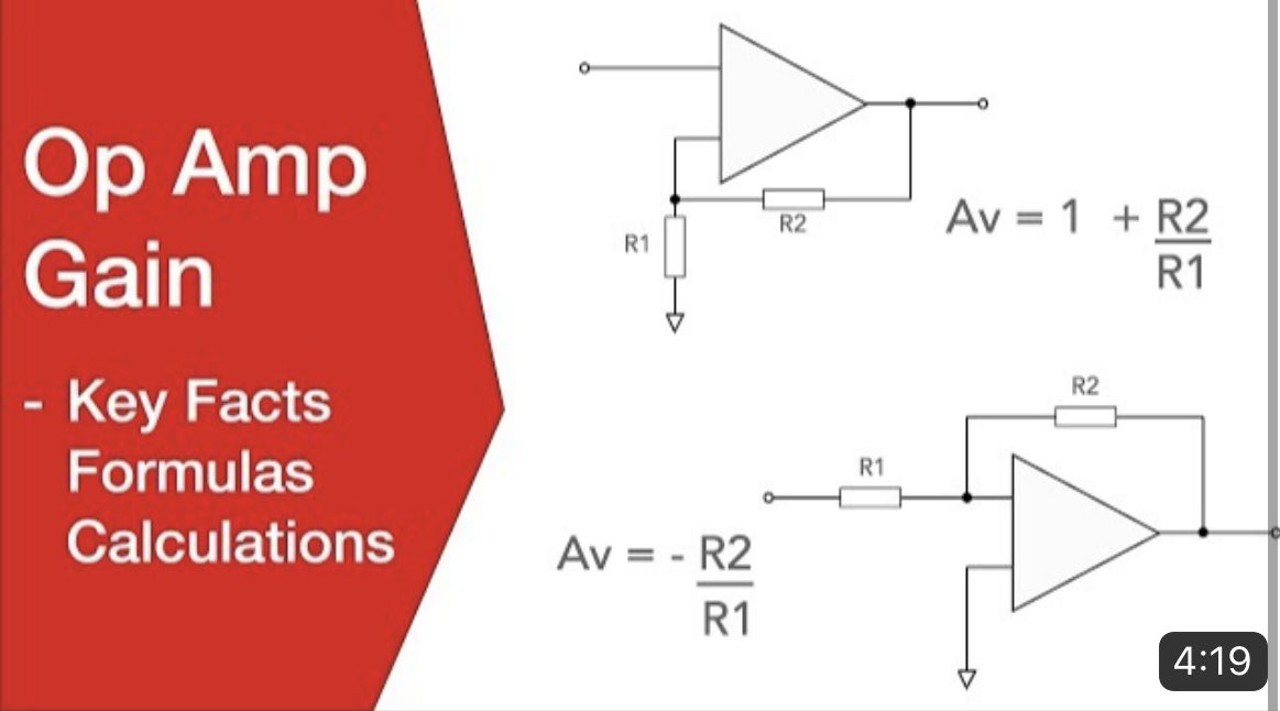 ElecNotes's tweet image. Op Amp Gain - discover all you need to know about the formulas, calculations, circuit formats, and all the essentials, in our video.

Watch now: youtu.be/4M4H-aLvIoA

#opamp #operationalamplifier #circuitdesign