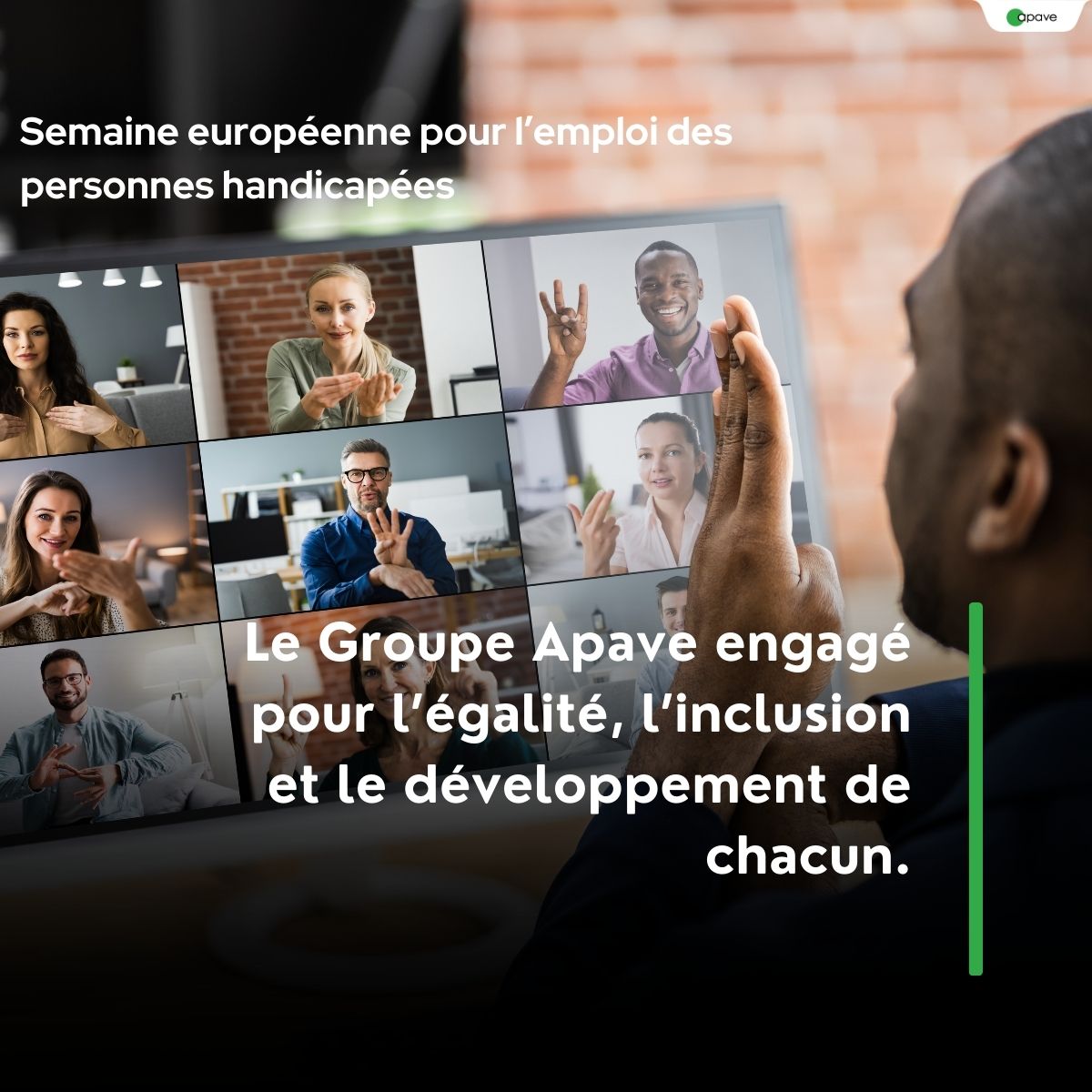 GroupeApave's tweet photo. [#SEEPH2023] Engagé pour une entreprise plus inclusive, Apave participe cette année à la 27ème Semaine européenne pour l'emploi des personnes handicapés. Participation au Salon #HelloHandicap, aux #DuoDay2023...
#MaitrisedesRisques #Recrutement #Emploi #Inclusion #RSE https://t.co/7n3EPMLqdJ