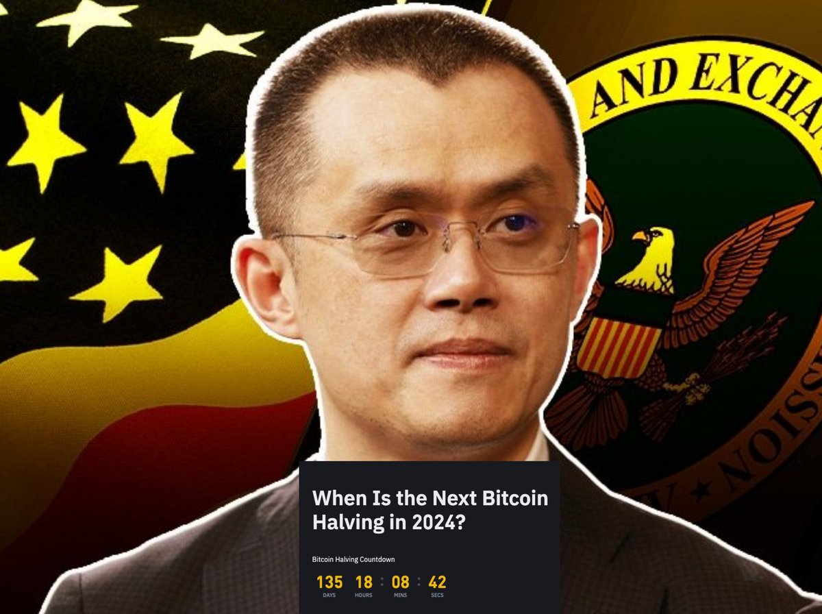 Binance CEO Changpeng Zhao posted a screenshot counting down to the highly awaited #Bitcoin halving. 🔥 Are you all set for it? 😎