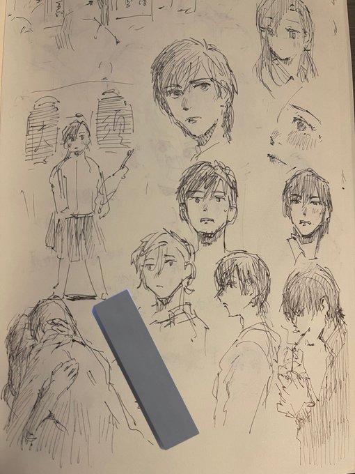 ダサセーターばかりなのでラフメモイラストあげときます。次のネタどうしようかしら。 