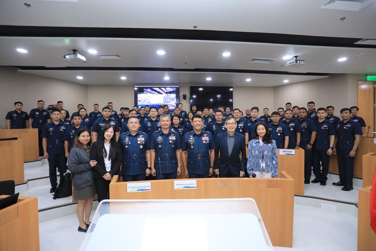 PhilAirForce's tweet photo. IN PHOTOS | PAF OFFICERS ACCELERATE LEADERSHIP SKILLS IN PROJECT MANAGEMENT
Read more:
https://t.co/ZhVSjfrgZk
#AcceleratewithExcellence
#GuardiansofourPreciousSkies
#PAFyoucanTrust
#AFPyoucanTrust
#AIM
#PAFModernization https://t.co/O8rcUTMMQ2