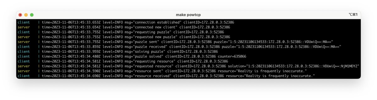 ProgsHub's tweet photo. powtcp

This project is a simple example of Proof of work (#PoW) protected TCP server. It implements challenge-response protocol and uses #hashcash algorithm.

https://t.co/JmzpXZT5Oq https://t.co/M0vYTr4RMs