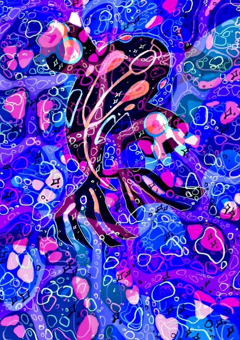 QRT with your blue art𓂃 𓈒𓏸 