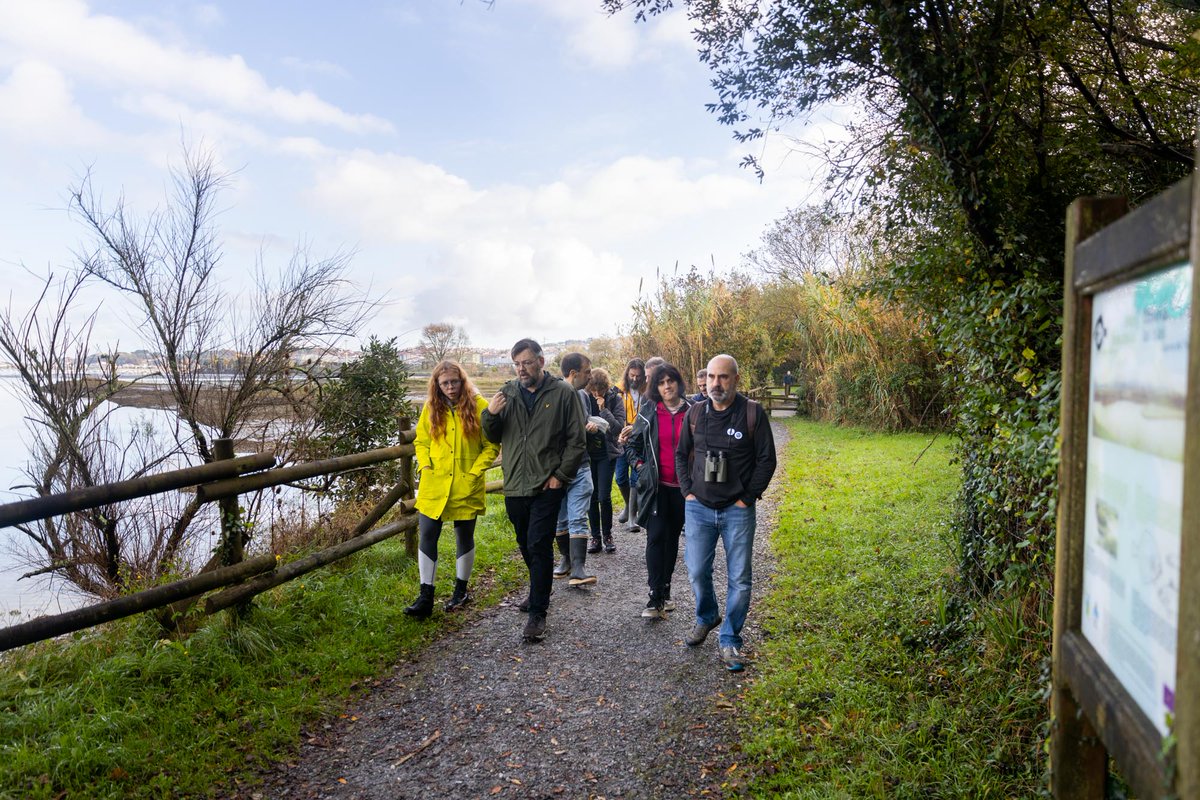 Ihobe_Eus's tweet image. 👥🇪🇺🌡️🍃 The consortium of the European @Regions4Climate project – which seeks to accelerate climate change adaptation in different European regions – has recently met in @Ekoetxea_eus Txingudi to go over the progress of the Basque pilot scheme for the restoration of #Txingudi