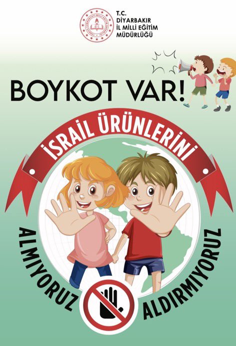 kayapinarmem's tweet photo. BOYKOT VAR ❗️ 
📢 İsrail ürünlerini ALMIYORUZ, ALDIRMIYORUZ ! https://t.co/6orB4IHxAm
