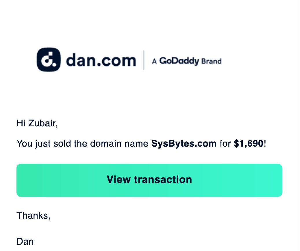 November sale is here. Sold on buy it now. 🥳
#dan #godaddy #afternic #domainname #domainsold #DomainInvesting