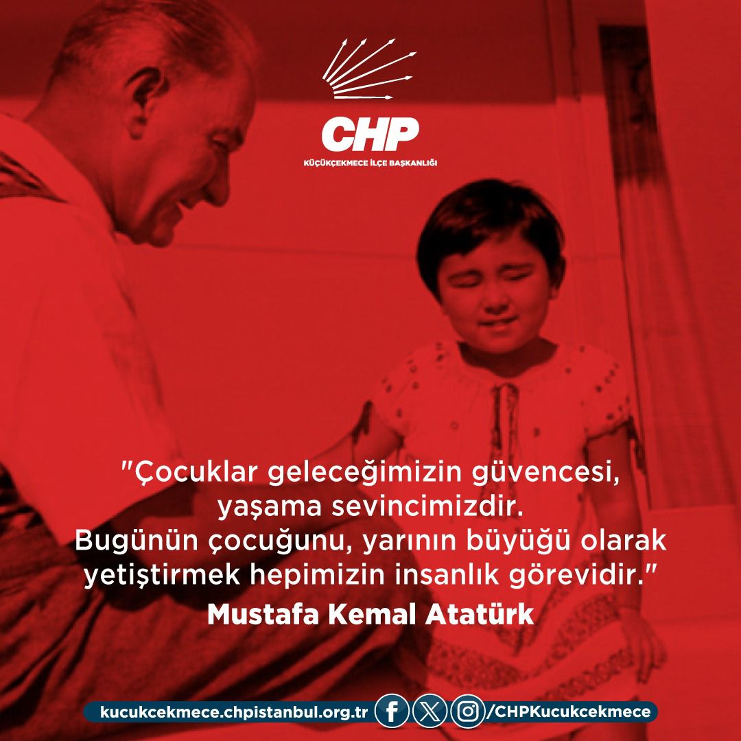 HicranAslan15's tweet photo. Çocuklar geleceğimizin güvencesi, yaşama sevincimizdir. Bugünün çocuğunu, yarının büyüğü olarak yetiştirmek hepimizin insanlık görevidir."
Mustafa Kemal ATATÜRK

Çocuklarımıza aydınlık bir geleceği sağlamak umuduyla 20 Kasım Dünya Çocuk Hakları günü kutlu olsun! https://t.co/GSxK0oKswJ