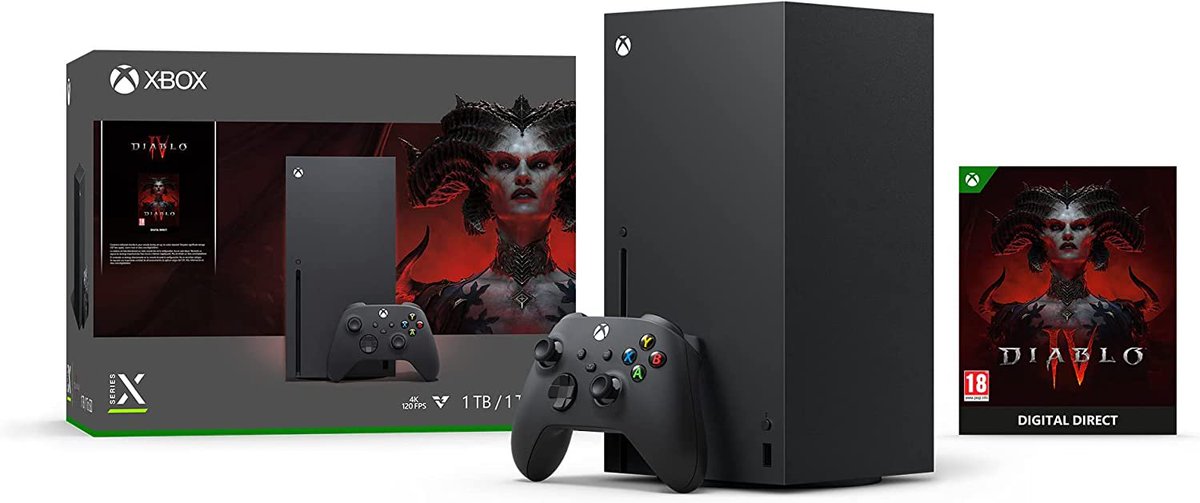 Xbox Series X for £359.99 (was £479.99): zdcs.link/PXpJP Xbox Series X Diablo IV Bundle for £389: zdcs.link/1G6xn Xbox Series S Starter Bundle (With 3/Mo of Xbox Game Pass) for £199: zdcs.link/elw02 Xbox Series S for £189: zdcs.link/Xo23y