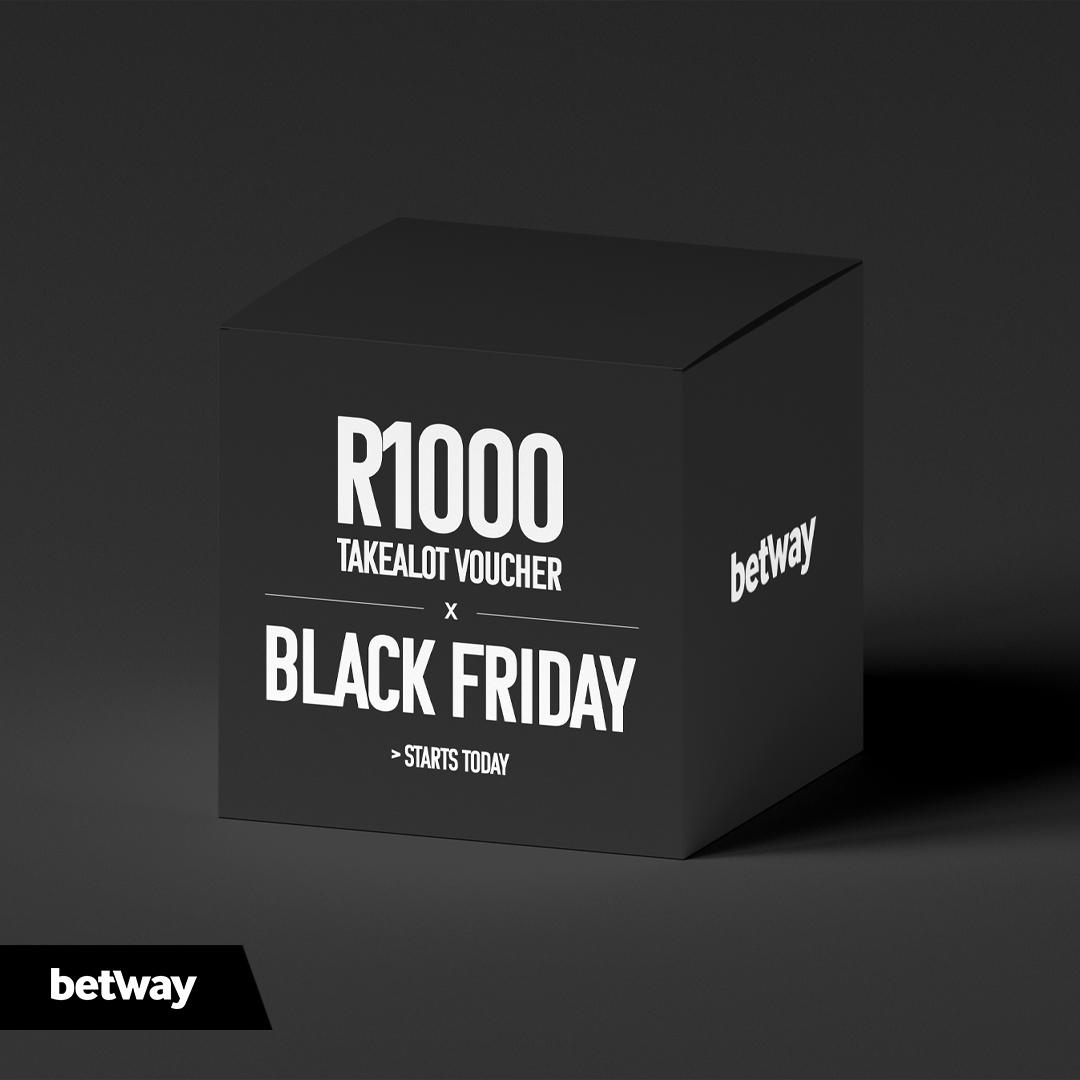 🚨Promo🚨

Stand a chance to win a R1000 TakeALot voucher 🔥

Simply;

1. Tell us who should start for Bafana Bafana vs Rwanda and why
2. RT this post
3. Use the #BetwayBlackFriday

Doing giveaways the whole week 😎

Random winner will be announced tomorrow morning

#BetwaySquad