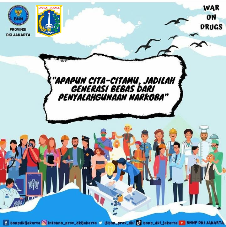 UtaraKembangan's tweet photo. Mari kita bersama-sama perangi dan menjauhi Narkoba untuk Indonesia yang lebih maju.

#bnndkijakarta 
#dkijakarta 
#jakartabarat 
#kembangan https://t.co/cJb5fEIGdj