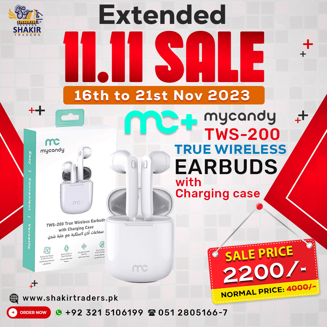 Gaming18Shakir's tweet photo. Extended " 11 11 SALE 2023 "
Valid for 11th to 21st Nov 2023
Wireless Earbuds/Earpods
For Order Contact
WhatsApp/Call
0309-0374440
#shakirtraders #1111Sale #1111sale2023 #novSale #sale #hddexternalcase #externalcase #HDDEnclosure https://t.co/Xv5XHpO7x4