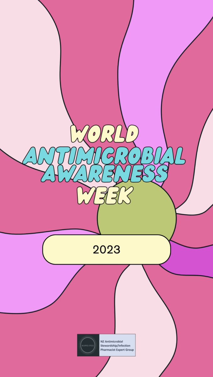 The best week of the year!! World Antimicrobial Awareness Week is back for 2023!!!!!!! We have a couple of cool things planned, so follow us for the week and get to know the NAMSIPEG team 👍🏻🎉🥳