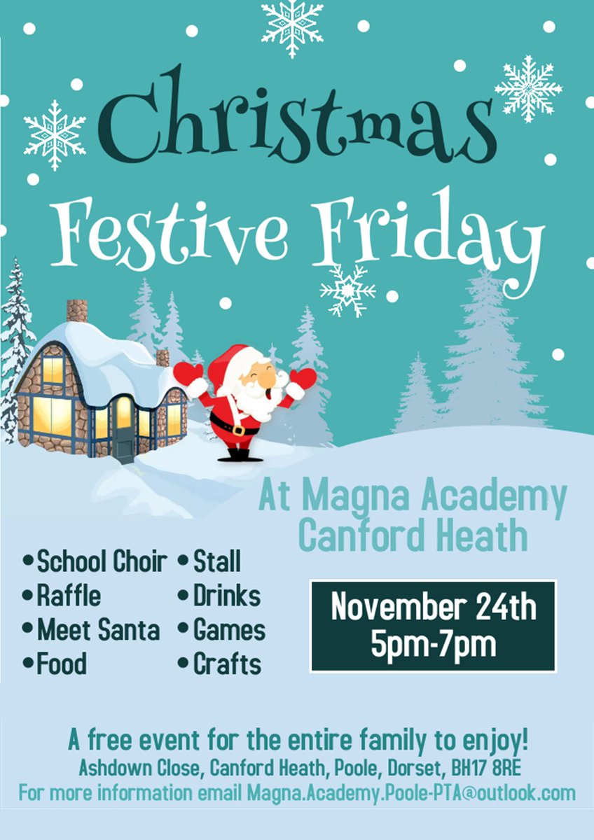 Our annual PTFA Festive Friday is this week.
Please be aware that some of the stalls will be cash only on the night🎄🎁🎅