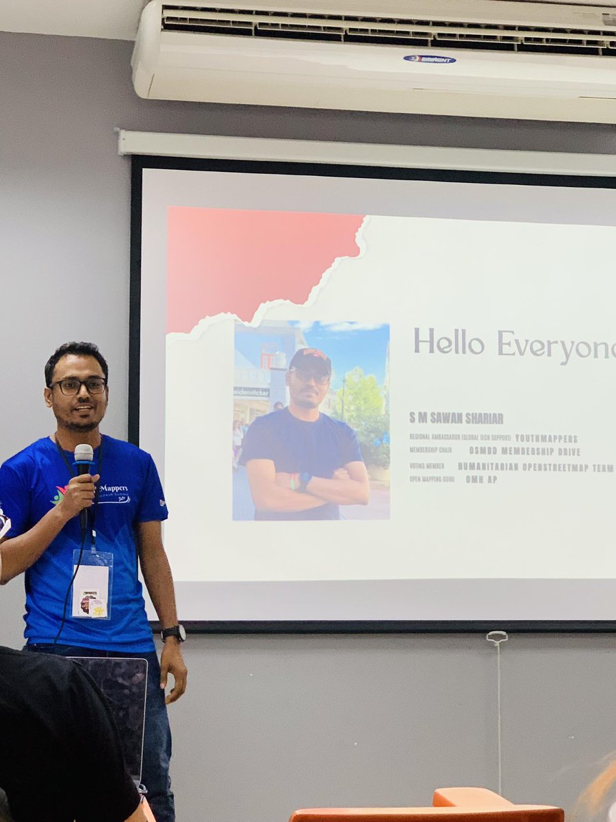 sshariar1991's tweet image. I was represented @youthmappers
at the State of the Map Asia in Thailand. Presented and discussed about the &quot;Building Sustainable Community Foundation: YouthMappers Role in Bangladesh&quot;

#YouthMappers
#OSMBD