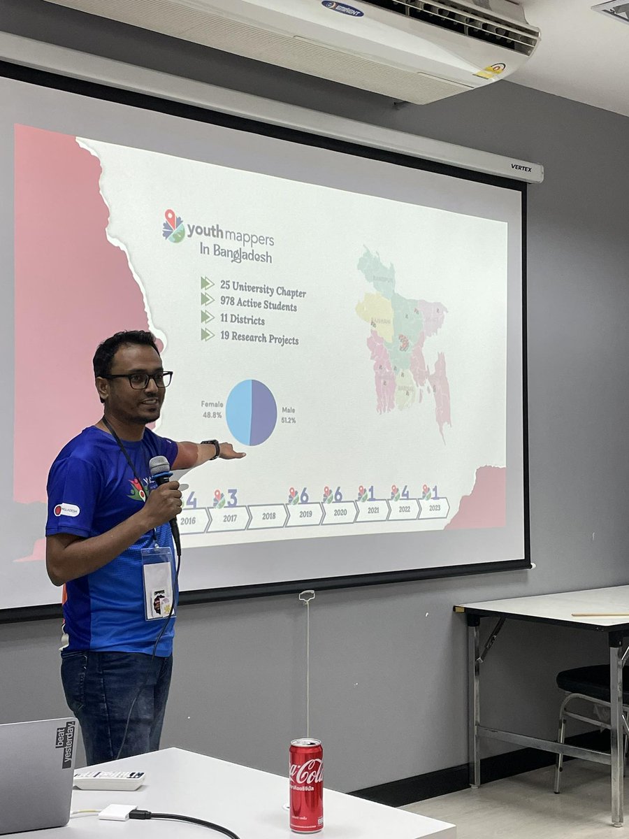 sshariar1991's tweet image. I was represented @youthmappers
at the State of the Map Asia in Thailand. Presented and discussed about the &quot;Building Sustainable Community Foundation: YouthMappers Role in Bangladesh&quot;

#YouthMappers
#OSMBD