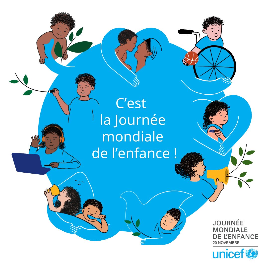 Unicefniger's tweet photo. C’est la #JournéeMondialedelEnfance ! 

Chacun d’entre nous a le devoir de protéger les droits de chaque enfant, où qu’il soit. #RanarYara https://t.co/YG2ezEGcl0