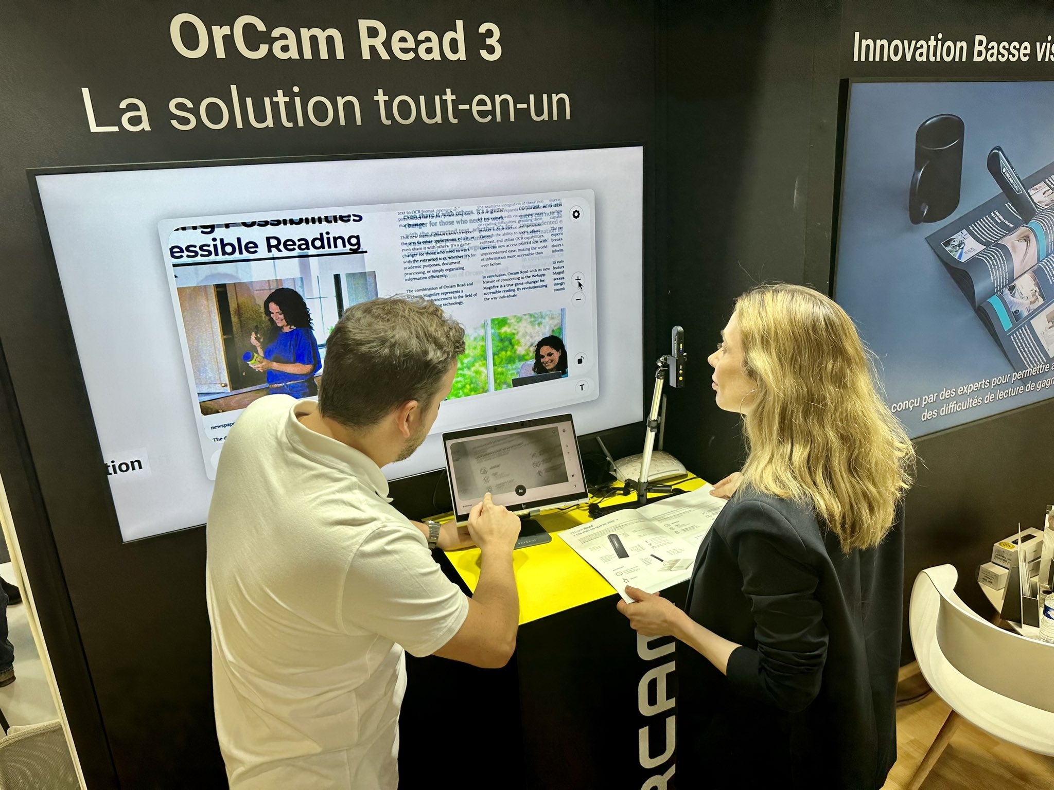 OrCam Read Machine à lire portable pour dyslexique