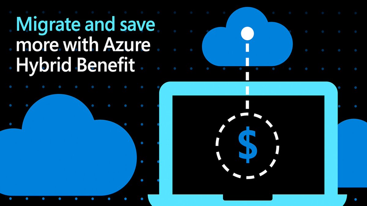 Azure_France's tweet image. Économisez jusqu&apos;à 85 % par rapport au tarif standard en appliquant vos licences existantes de Windows Server et de SQL Server avec l&apos;Avantage hybride Azure.

Découvrez comment : azure.microsoft.com/fr-fr/pricing/… 

#AzureMigration #AzurePricing