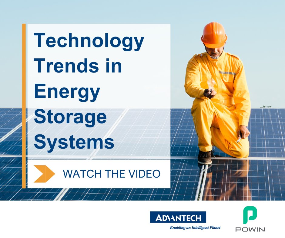 Advantech_IIoT's tweet photo. Interested in the world of Energy Storage? Watch our latest InnoTalks video: https://t.co/UG2h25eYCz
#Advantech #IIoT #InnoTalks #EnergyStorage #BESS #RenewableEnergy https://t.co/fqqa4HAMwD