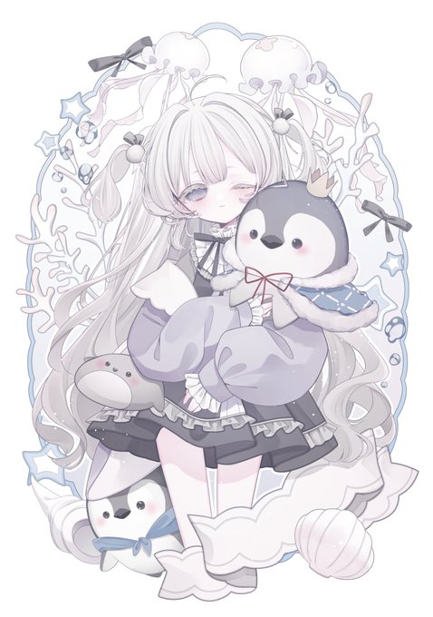 「stuffed penguin」 illustration images(Latest｜RT&Fav:50)