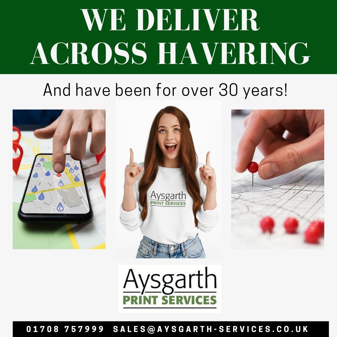 it's all part of the Aysgarth service and why we've been around for so many years! Call us today on 01708 757999 #Romford Printers #5 star reviews #sameday printing #Romford #Localindependentprinters #Winlocal