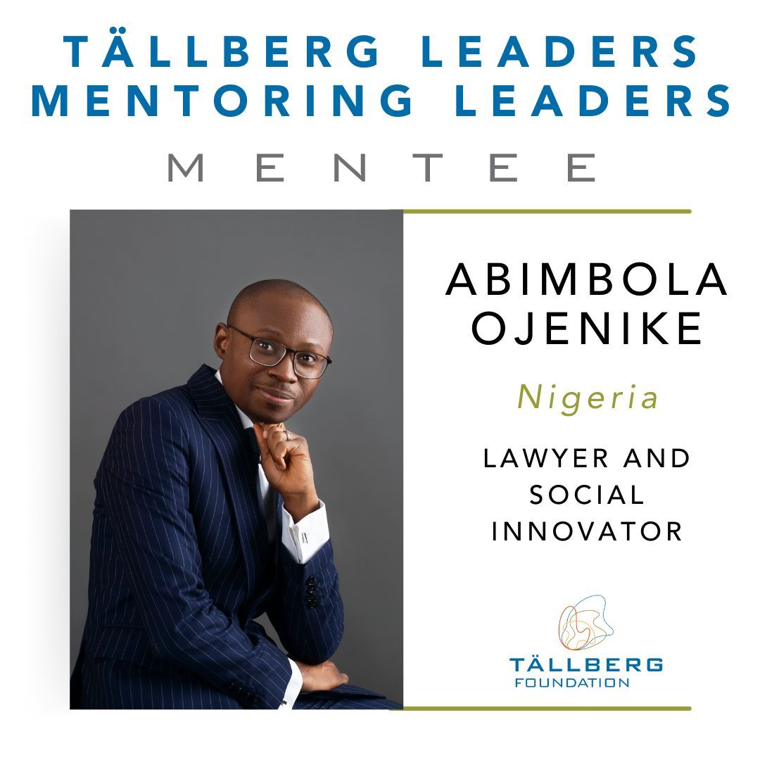Tallberg's tweet photo. Lawyer and social entrepreneur Abimbola Ojenike co-founded @thedestinytrust, a social intervention focused on education, care, and empowerment for underserved children.
Learn more about Abimbola below:
https://t.co/gubrNGL4ZB
#PromotingLeadership
#TallbergFoundation https://t.co/eJ5ooQvMai