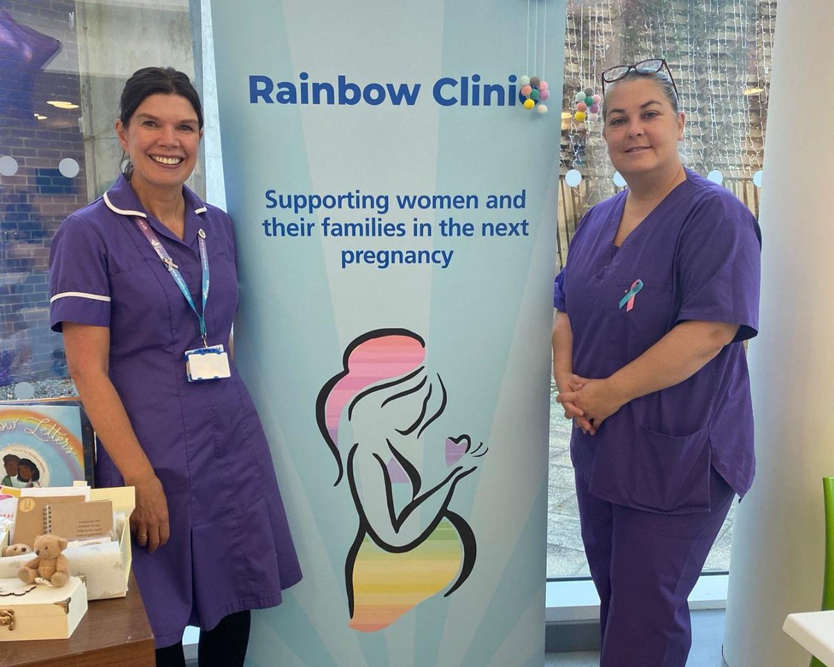 Did you see that we are launching a rainbow clinic to support families going through pregnancy with previous baby loss? Care via a dedicated rainbow clinic has been shown to improve wellbeing of families and reduce hospital admissions. Learn more👉 bit.ly/46ij2Xx