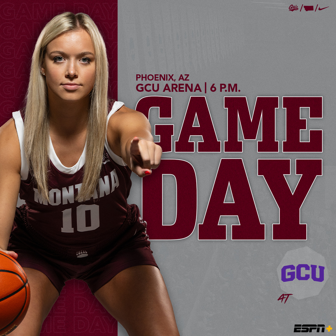 First road test of the season!

💻 bit.ly/3uo5kVU
📊 bit.ly/3QXu14L
📻 bit.ly/47e9m1e

#BigSkyWBB #GoGriz