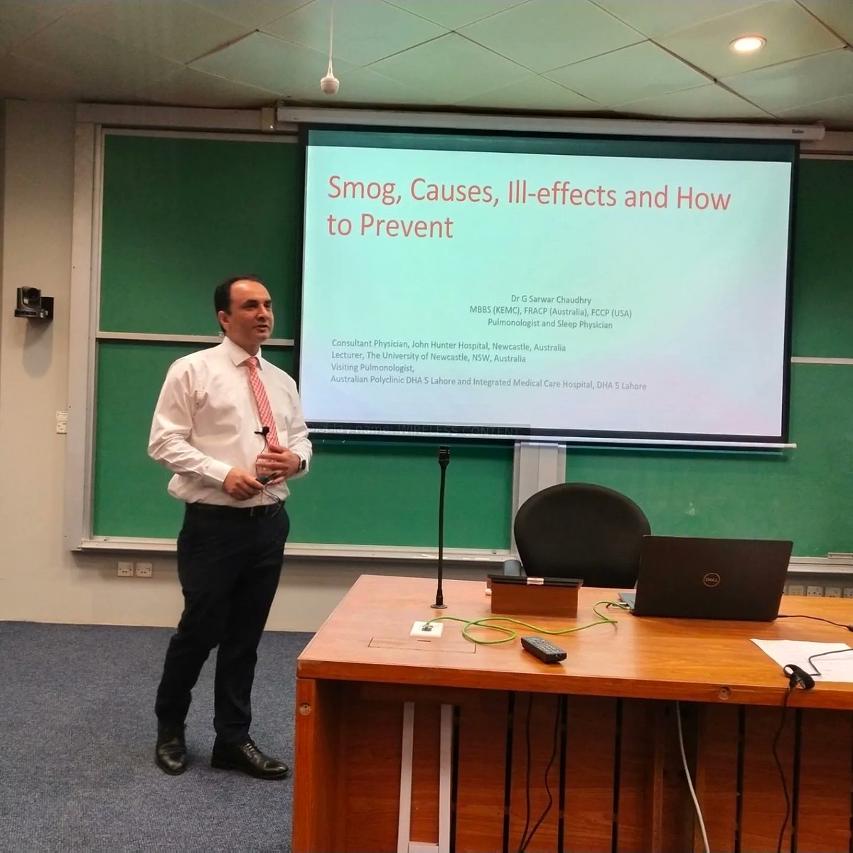 CBS_LUMS's tweet photo. CBS collaborated with Campus Health-LUMS to organize a session on Smog for the janitorial staff of LUMS

The session was led by Dr. G. Sarwar Chaudhry who is a pulmonologist by profession &amp; is currently practicing at IMC Hospital

He spoke about the impact &amp; precautions for smog https://t.co/9p7pNyPqKa