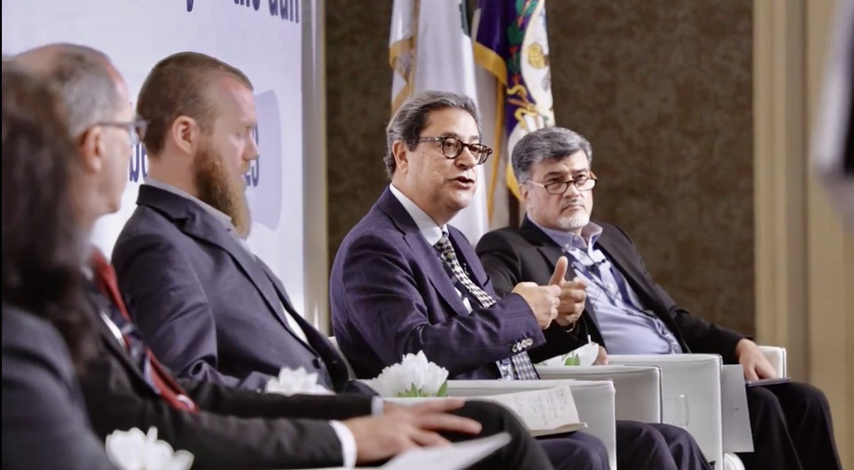 MohammadHEmadi1's tweet photo. I had the great pleasure of participating as a panelist in two panel sessions amongst other experts from the region at The Earth Commons, Georgetown University inaugural #water_security conference,Sustaining the Oaisis: Envisioning the Future of Water Security in the Persian Gulf https://t.co/bFkWBtIFT5