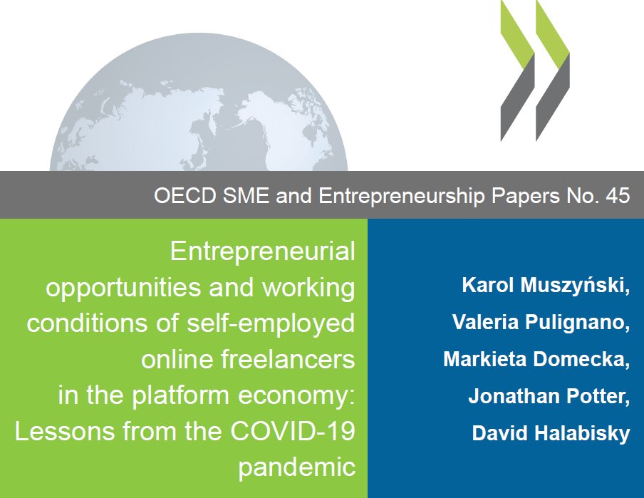 New publication out! What entrepreneurial #opportunities do #freelancers really have on #digital #platforms? This @OECD working paper presents findings from the #Covid19 period. Download it here👉bit.ly/3sFZtdY @ERC_Research @FSW_KULEUVEN