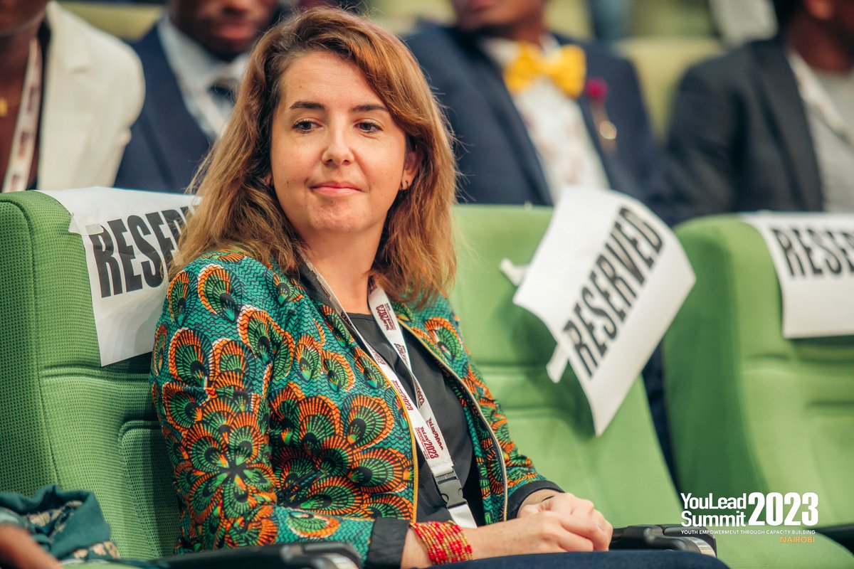 OneYoungAfrica's tweet photo. “This is the 7th Annual Youth Leadership Summit, this means the program has reached its completeness and fullness, Religious perspective would attest to this.”  - #YouLead23 Summit Director @NyarAgara takes to the Podium to set Africa’s Largest Youth gathering sail. https://t.co/XaIveMWh3L