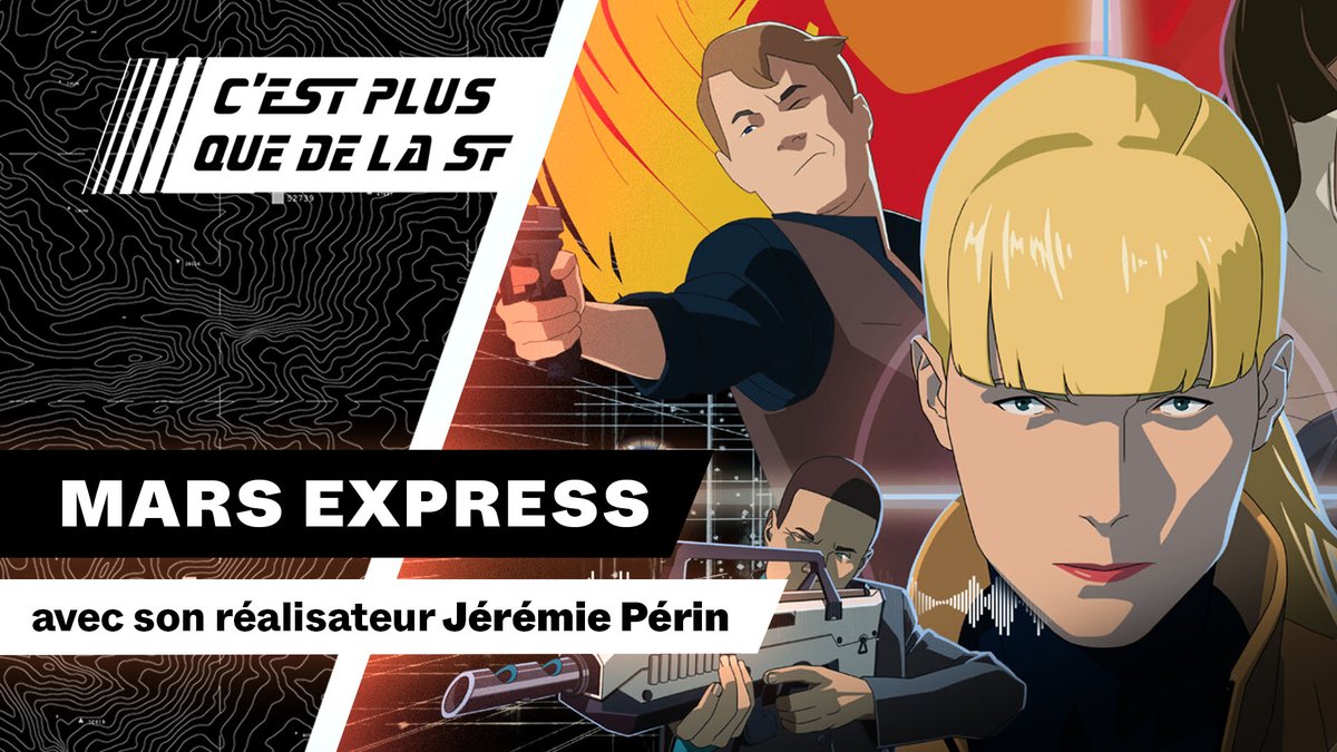 C'est plus que de la SF (@plusquedelasf) on Twitter photo Découvrez les coulisses du film #MarsExpress avec son réalisateur <a href="/jeremieperin/">Jérémie Périn</a> ! Le film d'animation de science-fiction qui sort mercredi au cinéma est notre coup de coeur de l'année 2023 !
Pour écouter notre épisode sans spoilers : podcast.ausha.co/c-est-plus-que… Découvrez les coulisses du film #MarsExpress avec son réalisateur <a href="/jeremieperin/">Jérémie Périn</a> ! Le film d'animation de science-fiction qui sort mercredi au cinéma est notre coup de coeur de l'année 2023 !
Pour écouter notre épisode sans spoilers : podcast.ausha.co/c-est-plus-que…