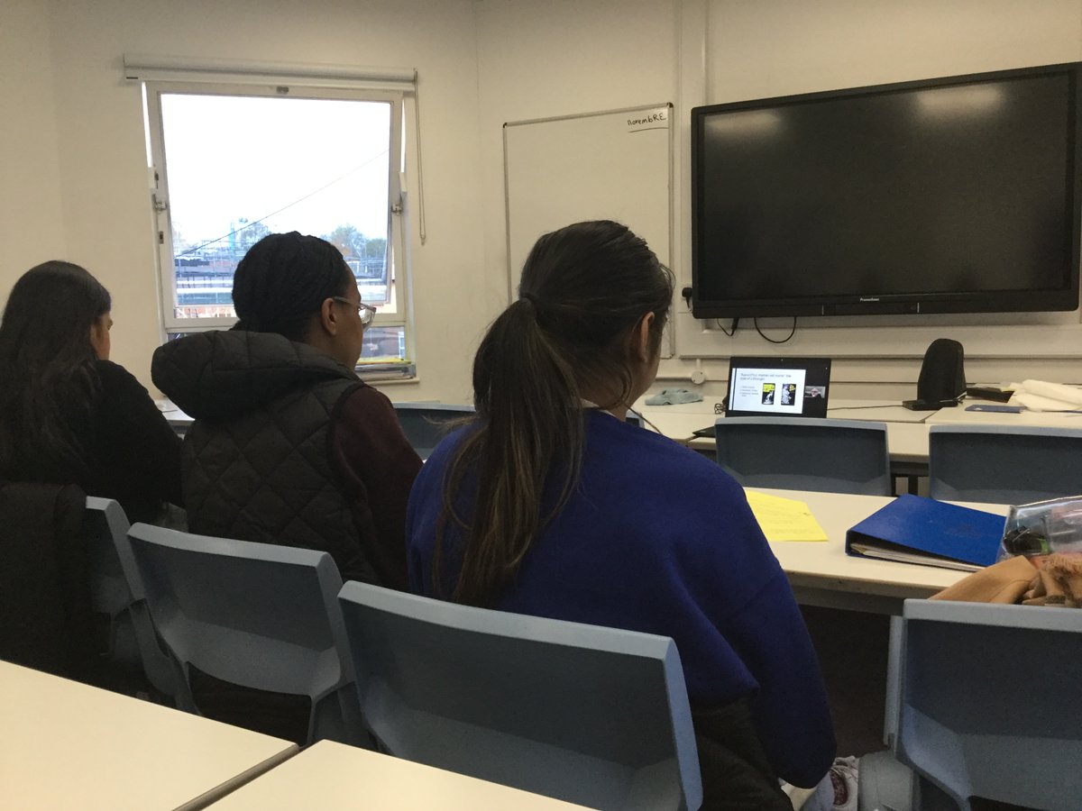 Our Year 13 French students were treated to a fascinating mini-lecture by Professor Crowley from <a href="/Cambridge_Uni/">Cambridge University</a> on our A level set text L'Etranger. We thank him for his time and expertise.
#NWC
#WhereGirlsLearnWithoutLimits