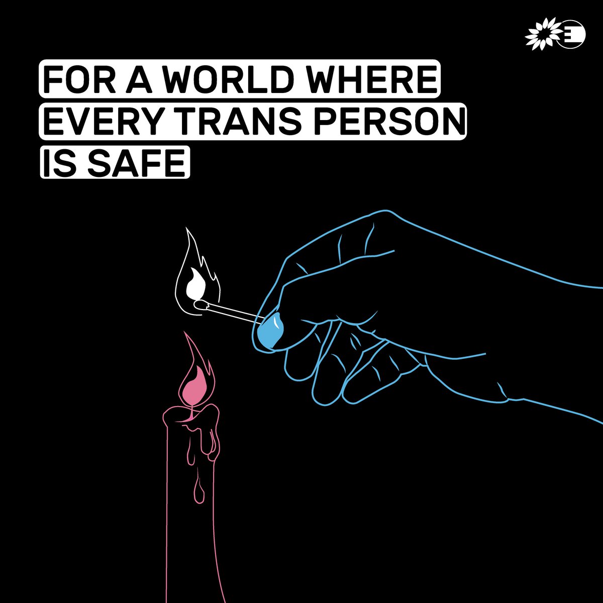 It's #TransDayOfRemembrance 🩵🩷🤍 According to @TGEUorg, 320 trans & gender diverse people were reported murdered globally in the past year. Most were Black & trans women of colour & trans sex workers. We're working for a world where trans persons are protected & celebrated.