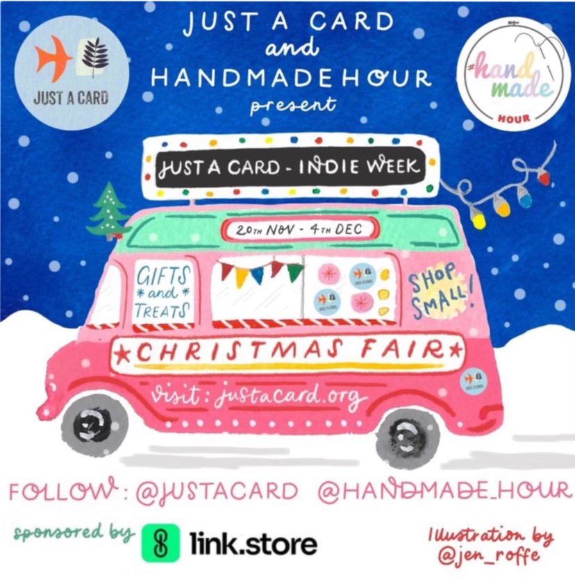 Let’s go CHRISTMAS SHOPPING!💫 Were supporting indies this Christmas with our good friend @Justacard1 - find all the wonderful businesses taking part right here - justacard.org/christmas-fair Please, please repost to help small businesses!🎄🎄💫