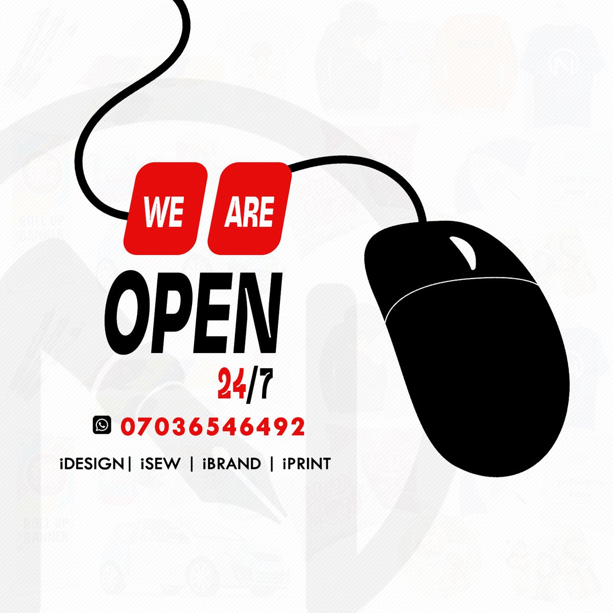 naqeeb_graphics's tweet image. ®️Naqeeb Graphics and Apparel Production
From Designing, clothing items to party souvenirs & stickers.. Name it! We design, sew, brand & print anything!🙅♂️
Support our business today by making us your plug and you’ll never be disappointed👌
wa.me/2347036546492