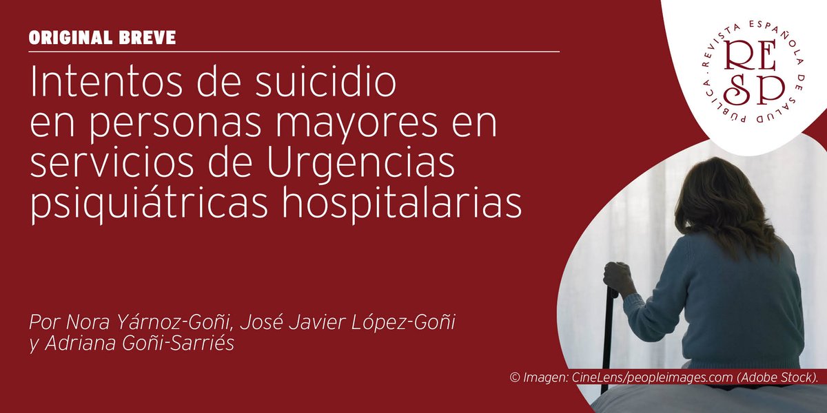 RESaludPublica's tweet photo. Este trabajo compara el perfil de ancianos atendidos por intento de suicidio u otros problemas de salud mental en Urgencias psiquiátricas, y establece también la especificidad de la Escala de Cribado Columbia en la exploración del riesgo de suicidio.
🔗 https://t.co/m5PtYjtdiE https://t.co/pdn24K2atQ