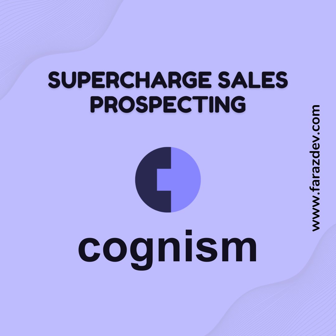 faraz__dev's tweet photo. 🚀 Elevate your B2B sales game with @Cognism's AI-powered prospecting tools! 🌐 Unlock unparalleled accuracy and efficiency in outreach with our cutting-edge solutions. 
👉https://t.co/9HkZMNWDtc
#Sales #businessdevelopment #AI https://t.co/7O39lkxx1W