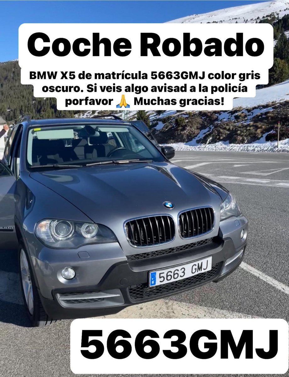 Cotxe robat a Caldes de Montbui a principis de novembre. Si us plau, compartiu.