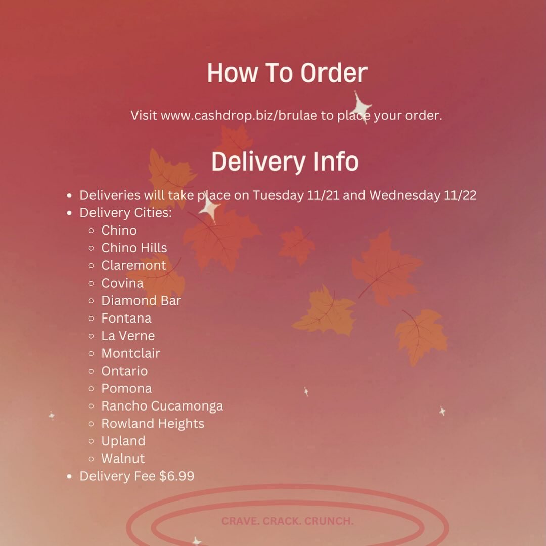 heybrulae's tweet photo. Thanksgiving Dessert? We got you covered, plus it’s delivered! Visit https://t.co/3syI5umu7r to pre-order now! Only available in select cities. https://t.co/JhpR0VH7Ye