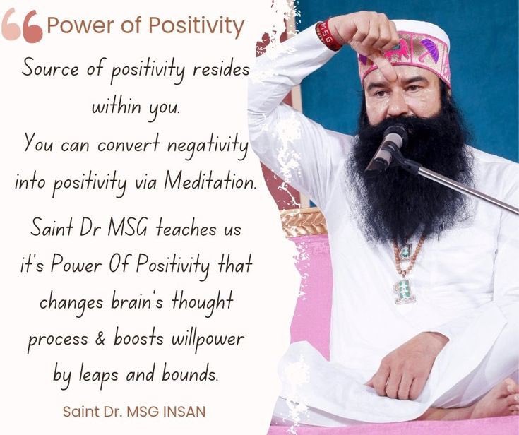 With the negative thoughts human body gets afflicted from every perspective. Thinking power gets lessened and self confidence also reduces. Saint MSG says if one practices on Meditation then he gets the happiness of both the worlds while living in this world.
#DefeatNegativity