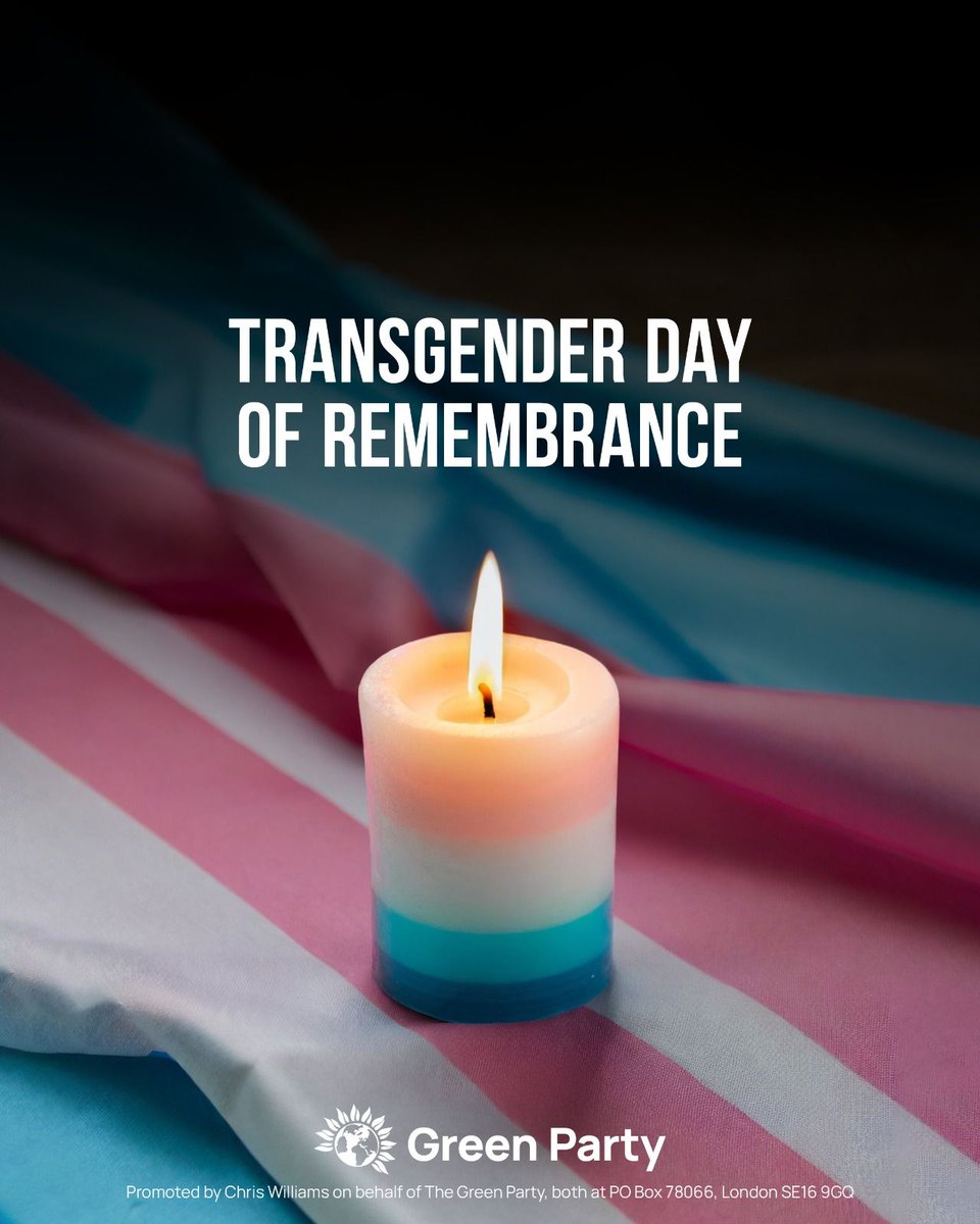 🏳️‍⚧️ Today we remember the transgender people whose lives were lost to acts of anti-transgender violence.

#TransDayOfRemembrance | #TDOR