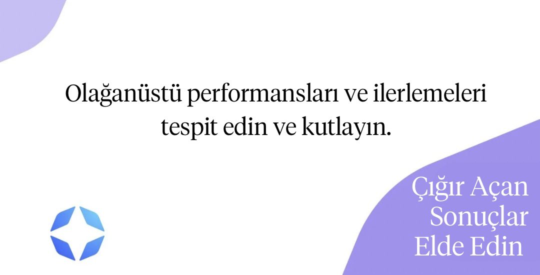 Olağanüstü performansları ve ilerlemeleri tespit edin ve kutlayın. #pazartesimotivasyonu #FranklinCoveyTürkiye