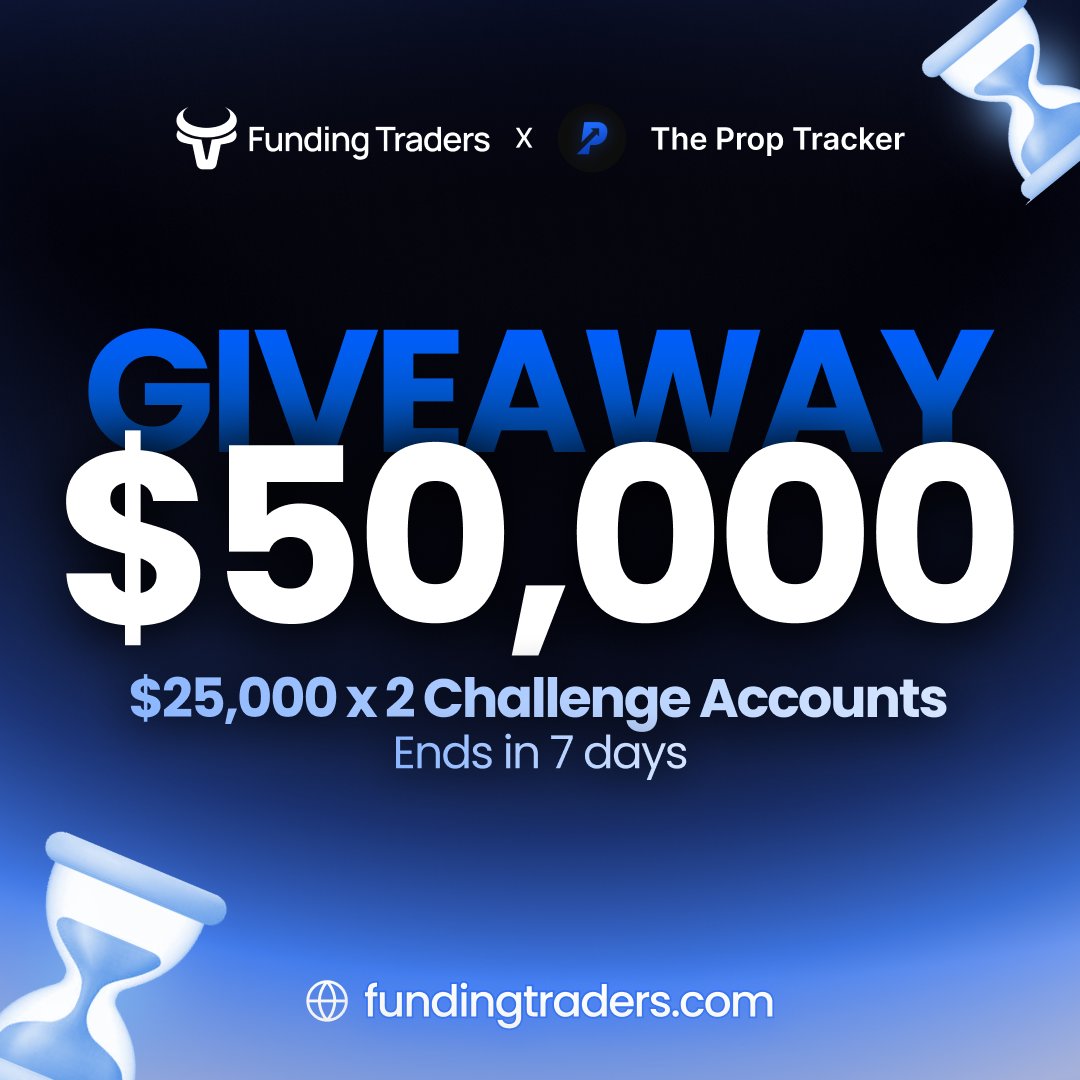ThePropTracker's tweet image. 50k Giveaway 🎉🥂

Rules to participate- 

Follow @ThePropTracker @Funding_Traders @StanFXTrading @FT_Staff @pip_wizzard 

Like + RT 💙

Tag 3 Friends 🫂

Reply and Retweet @Funding_Traders pinned post

7 Days 📌