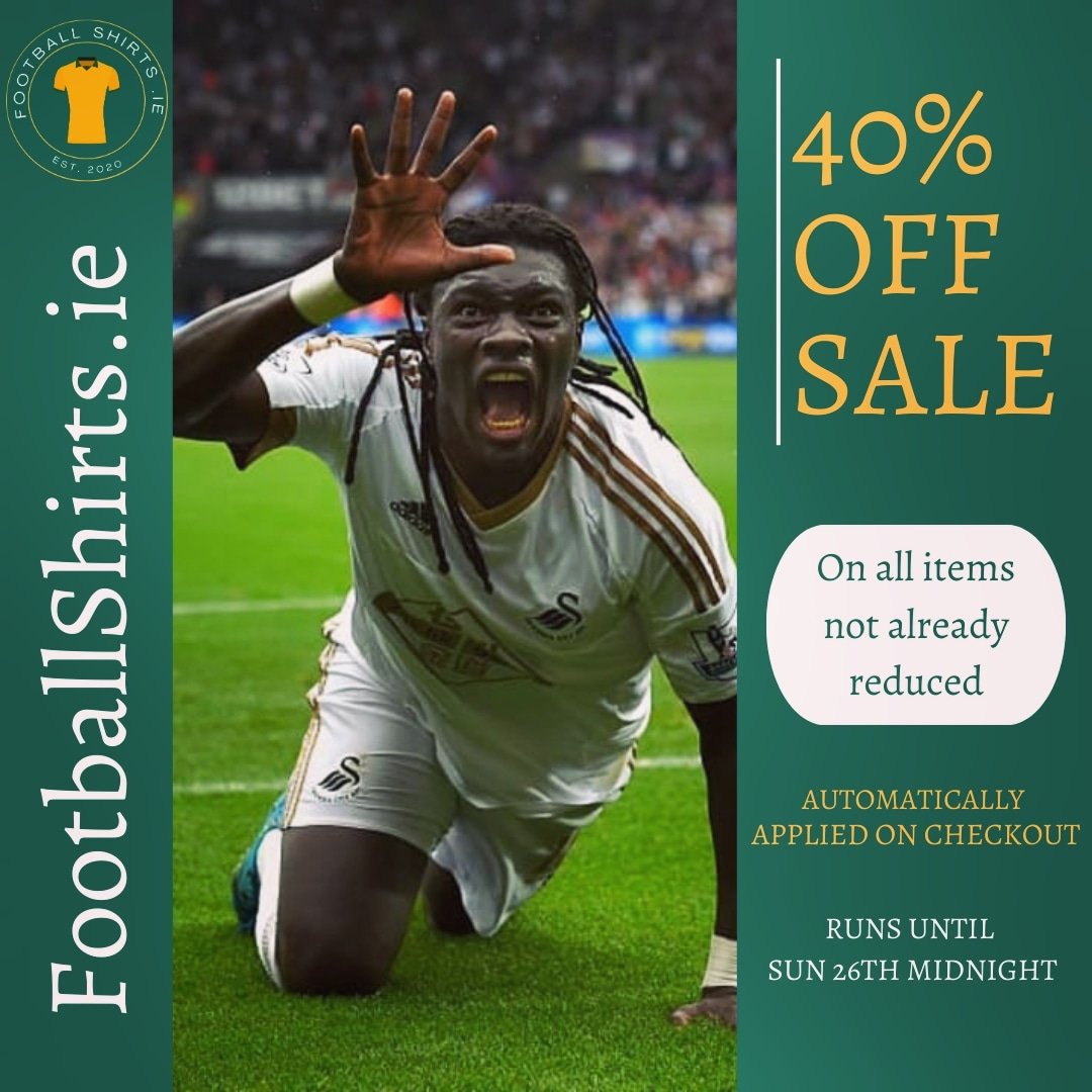 FootballShirtie's tweet image. 👀 Getting your Black Friday week started with a never before seen sale and probably never to be seen again - 40% off all items not already reduced

🤯 Don't crawl like Bafatimbi Gomis here ... run! 

#AuthenticAlways #FootballShirts
