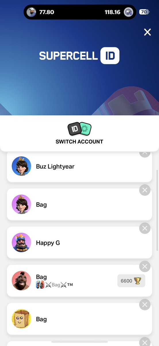 bag_clashroyale's tweet image. I don’t really play much CR anymore so this isn’t as big of a deal to me vs if this were a couple years ago, but getting 4 completely clean maxis accounts stolen  by phishing through in game support isn’t exactly ideal. 

I went on CR this afternoon and noticed I was logged out…