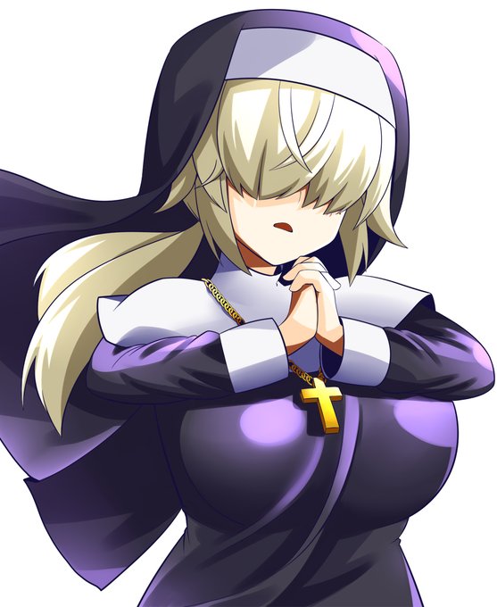 【Skeb】レコラヴより、修道女の服装で祈る内魔悠子。
    ご依頼ありがとうございました。 