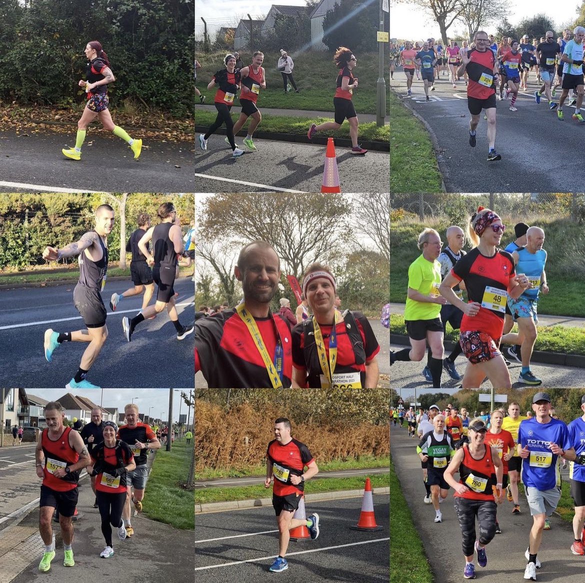 A few pictures/updates from the weekend with #teamhamwic at the Gosport Half Marathon, Harriet at the Wittering 10k and Debbie at the Dark Valley 10k, we also had a few parkrun PB’s too for Caroline, Charlotte and Sarah ❤️🖤👏🏼👏🏼